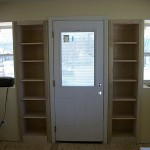 Double Built In Bookcases