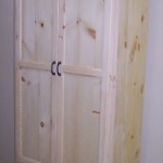 Solid Pine Armoire Cabinet