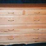 Custom 5 Drawer Red Oak Dresser