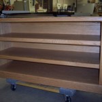 Comer Solid Red Oak Bookcase