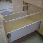 Solid Maple Drawer With Galley Rails