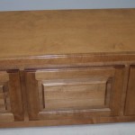 Custom Maple Raised Panel Bench Seat