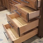 Solid Wood Drawer Bank