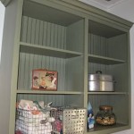 Laundry Upper Cabinet Open