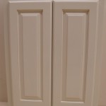 Inwald Solid Wood Bone White With Gold Glaze Upper Linen Cabinet