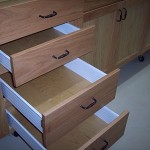 Metal Side Drawer Bank