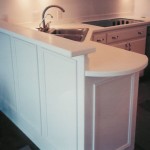 Jones Custom Flat Panel Peninsula Sink Base