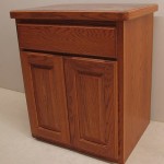 Lowery Night Solid Red Oak Night Stand