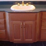 Square Raised Panel Vanity With Step Out