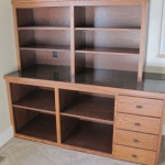 Manning Custom Red Oak Desk – Left