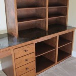 Manning Custom Red Oak Desk – Right