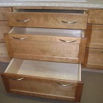 Deep Solid Wood Drawer Bank