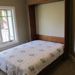 Custom Maple Murphy Bed – Open