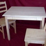 Solid Maple Table & Chairs