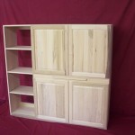 Unfinished Poplar Bookcase