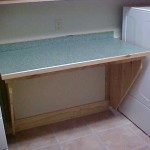 Tweedy Knotty Oak Laundry Table