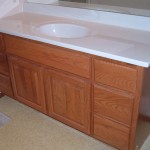 Square Raised Panel Vanity with Top