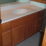 Williamson Custom Oak Flat Panel Vanity