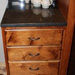 Solid Wood Drawer Bank