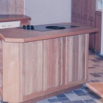 Makara Custom Oak Raised Panel Island