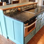 Manning Custom Island With Microwave Drawer