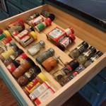 Custom Wood Spice Drawer