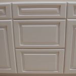 White Gold Glaze Drawer Bank