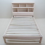 Solid Maple Bed With Open Headboard