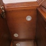 Puck Lights In Cabinet Top