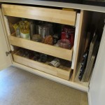 Wood Pullouts With Cookie Sheet Divider