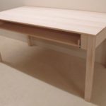 Evans Solid Maple Desk With Keyboard Tray