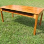 Solid Wood Desk Stained
