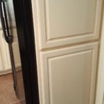 Raised Panel Refrigerator Cabinet