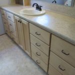 Solid Wood Flat Panel Vanity