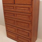 Red Oak Raised Panel Dresser