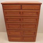 Custom Red Oak 7 Drawer Dresser