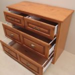 Solid Wood Drawers With Metal Sides