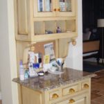 Custom Hutch With Glass & Pigeon Holes
