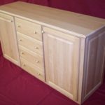 Raised Panel Natural Dresser