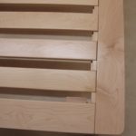 Solid Maple Bed With Slats