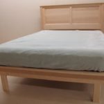 Flat Panel Maple Bed