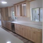 Zeff Natural Maple Flat Panel Cabinetry