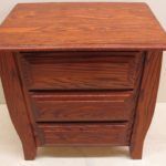 Solid Red Oak Night Stand