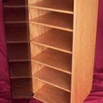Red Oak Component Cabinet